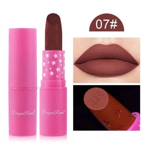 9 Colors Waterproof Rose Red Velvet Matte Lipstick Moisturizing Long