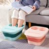 Foldable Footbath Massage Bucket Soaking Bucket Folding Basin Spa Foot