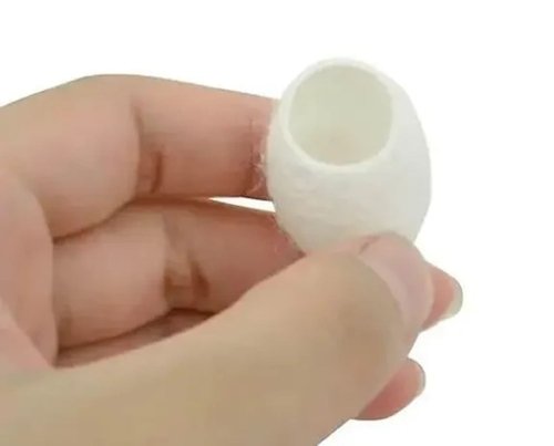 Cocons de soie exfoliant 100% naturel